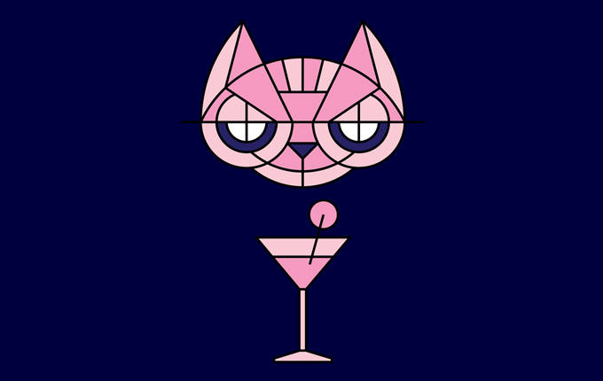 猫咪酒吧俱乐部品牌vi设计
